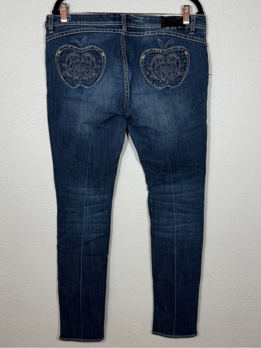 Apple Bottoms Vintage Y2K Distressed Stretch Denim Jeans 13/14 Streetwear HipHop